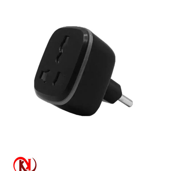 تبدیل 3 به 2 برق هوشمند چراغ دار هیسکا (HISKA) مدل CH-5